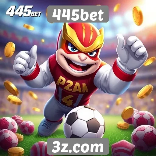 Diversidade de jogos disponível no site 445bet